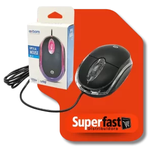 Mouse Exbom - Com fio MS-9