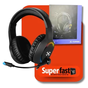 Headset Gamer Rgb Blackfire Preto Fortrek P2 + Adap P3 Preto