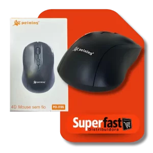Mouse Sem Fio Peining Pei-jt05 1600dpi Preto