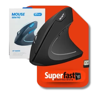 Mouse sem Fio Ergonômico Vertical Recarregável KP-MU025 Knup