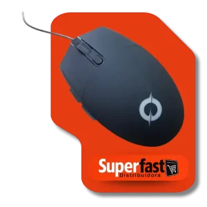 Mouse Gamer Preto RGB para Jogo com Mousepad Oberon OR-MU002