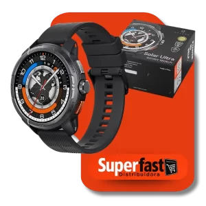 Smartwatch Haylou Solar Ultra Com Gps Monitor Saúde Silver