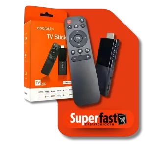 Tv Stick Android 4k Chromecast Wiff Tv Box Fire Stick Cor Preto