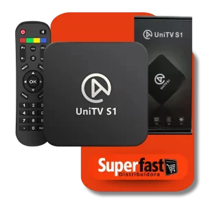 UNI TV S1 4K TV Box – Transforme Sua TV em Uma Central de Entretenimento com Qualidade Ultra HD