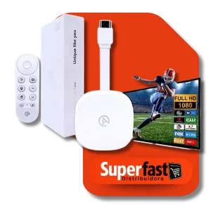 Receptor Unitv Cast V11 Com Comando De Voz - Uni Tv + de 300 canais sem mensalidade