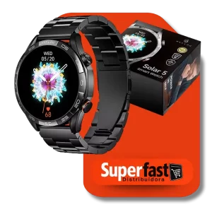 Smartwatch Haylou Solar 5, Amoled 1,58, Ip68 À Prova D'água