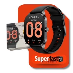 Relógio Inteligente Smartwatch Pop 3s Amazfit Amoled Esporte